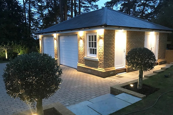 Double garage