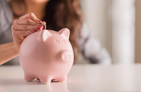 Piggybank money saving
